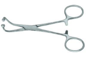 Затискач білизняний, гніздоподібний захоплювач з кулькою, з кремальєрою, (Цапка) 150 мм Raj Impex 06-259.3